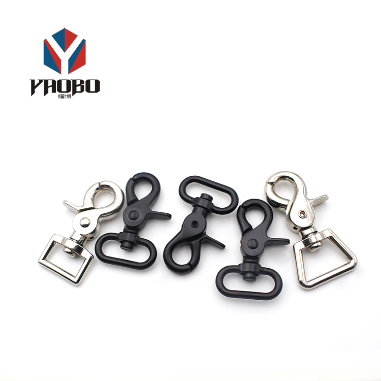 Spring Steel Bag Trigger Lobster Clasp Buckle Swivel Eye Bolt Dog Leash Snap Hanging Hook