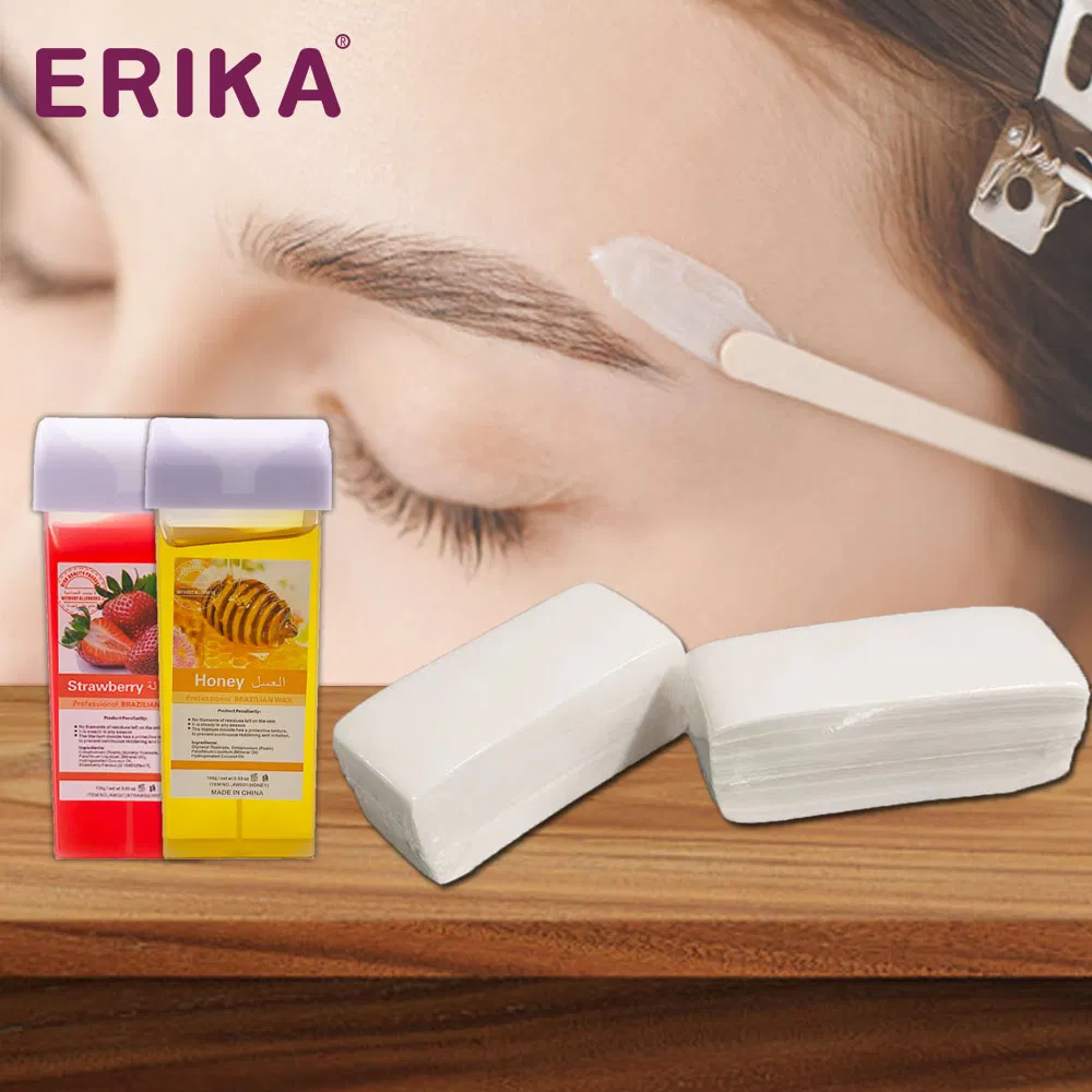 for Eyebrows Disposable Depilatory Wax Paper Strips Hair Removal Waxing Facial Strips