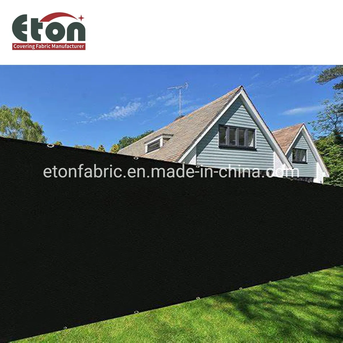 Polyethylene 4X50FT Plastic Privacy Shade Net with Cable Ties