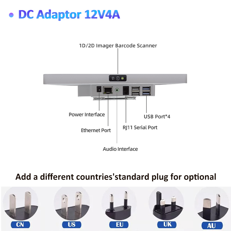 XT802D XTIOT Interactive Display Barcode Scanning Customer Engagement POS Barcode Scanner