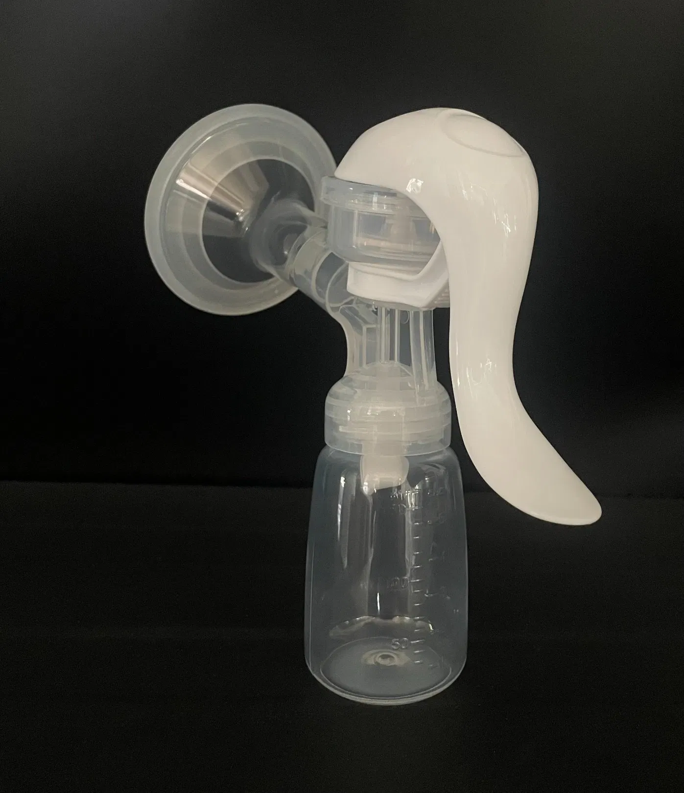 New Design Standard Neck High-Grade Manual Breast Pump with Storage Bottle