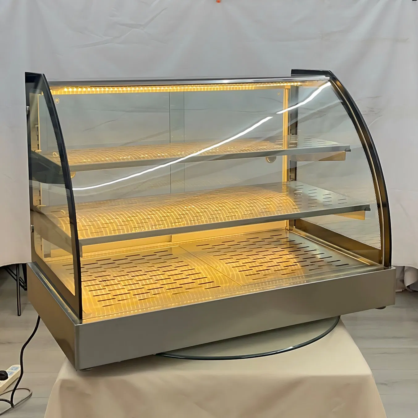 Rice Noodle Soup Curry Arc Warming Cabinet with Moist Heat Setting Keeps Food Fresh