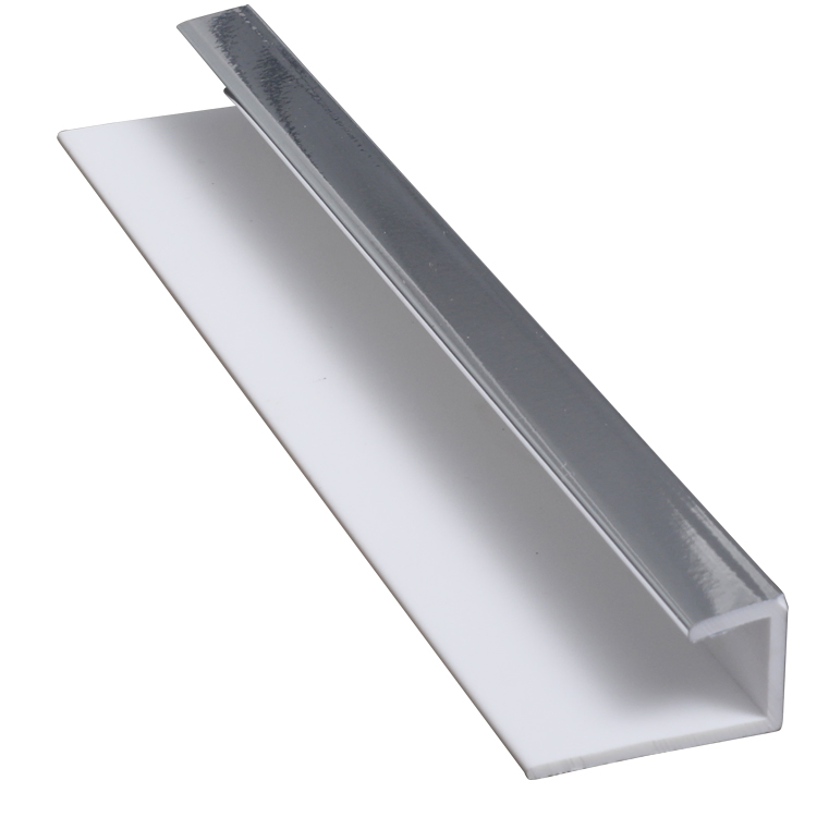 10mm PVC Trims Black Silver White End Cap PVC Panels