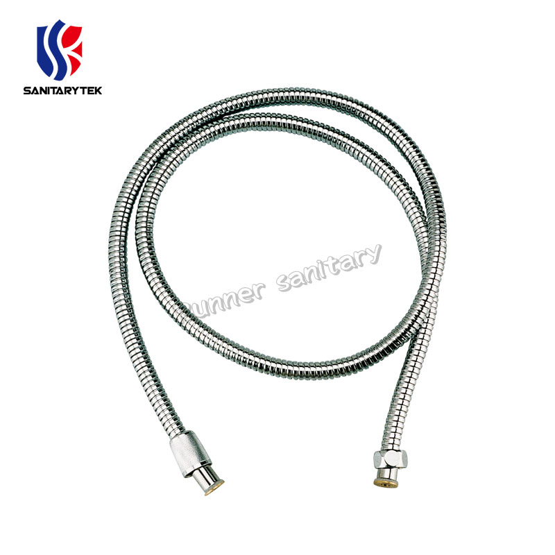 Chrome Stainless Steel Double Lock Hand Shower Hose (H01-003)