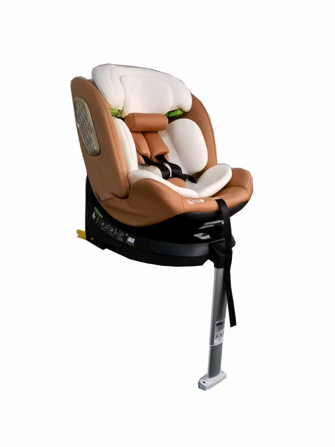2025 New Model 0-12 Years Old Children's 360-Degree Rotating Foldable Safety Seat Baby Space Capsule Isofix Car Seat
