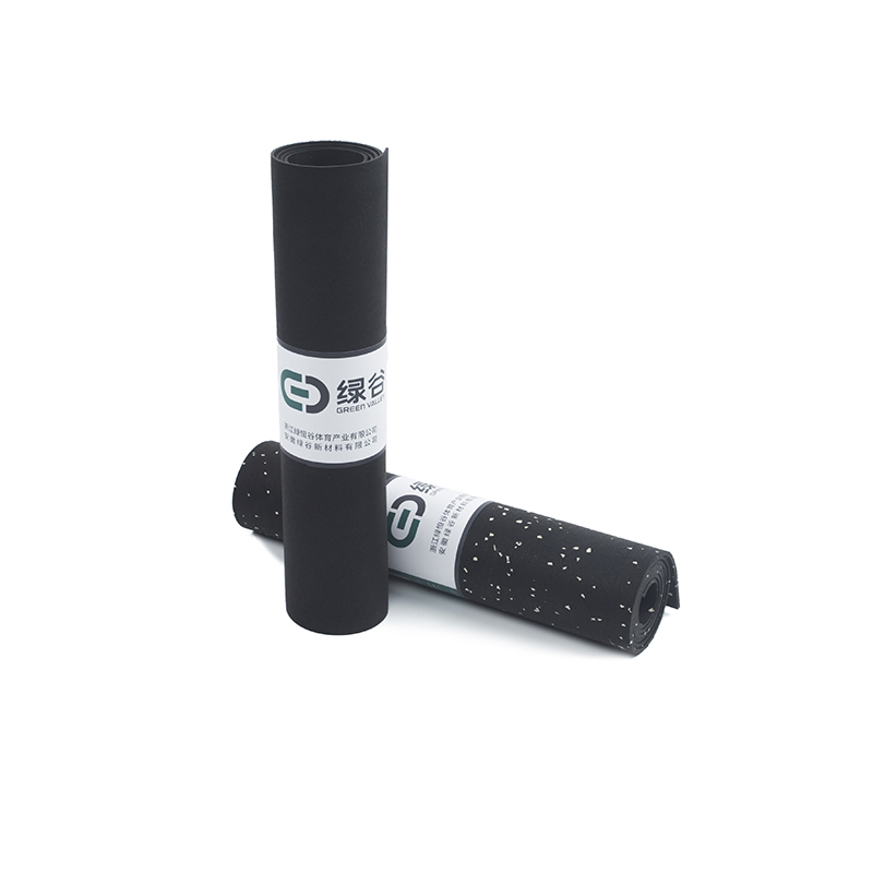 Top Quality Shock-Absorbing Rubber Gym Flooring Roll with 70% Colorful Dots Rubber Roll Anti-Slip Gym Floor Rubber Roll