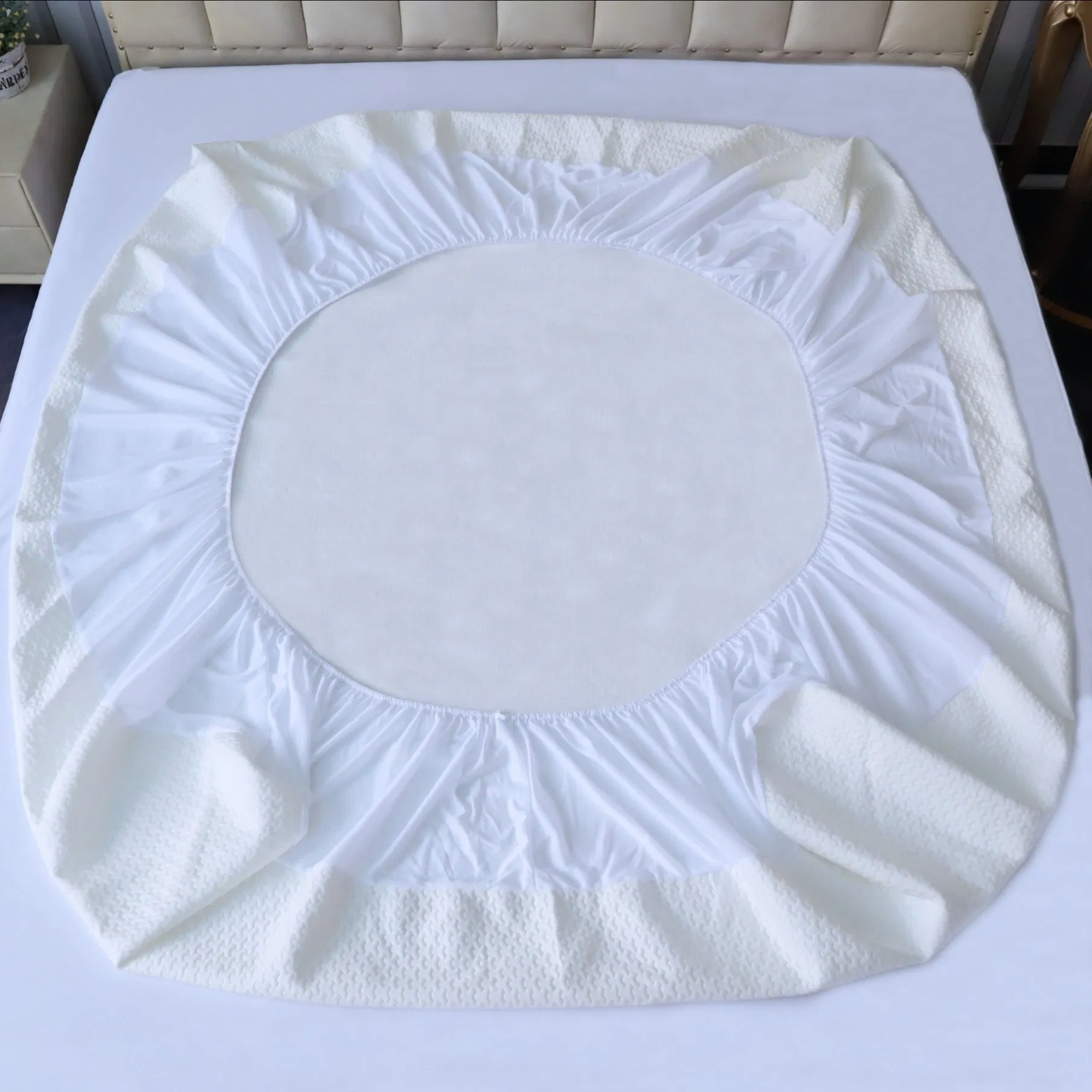 Factory Wholesale Hypoallergenic 3D Air Fitted Sheet Elastic Anti-Bacterial Anti-Dust Mite