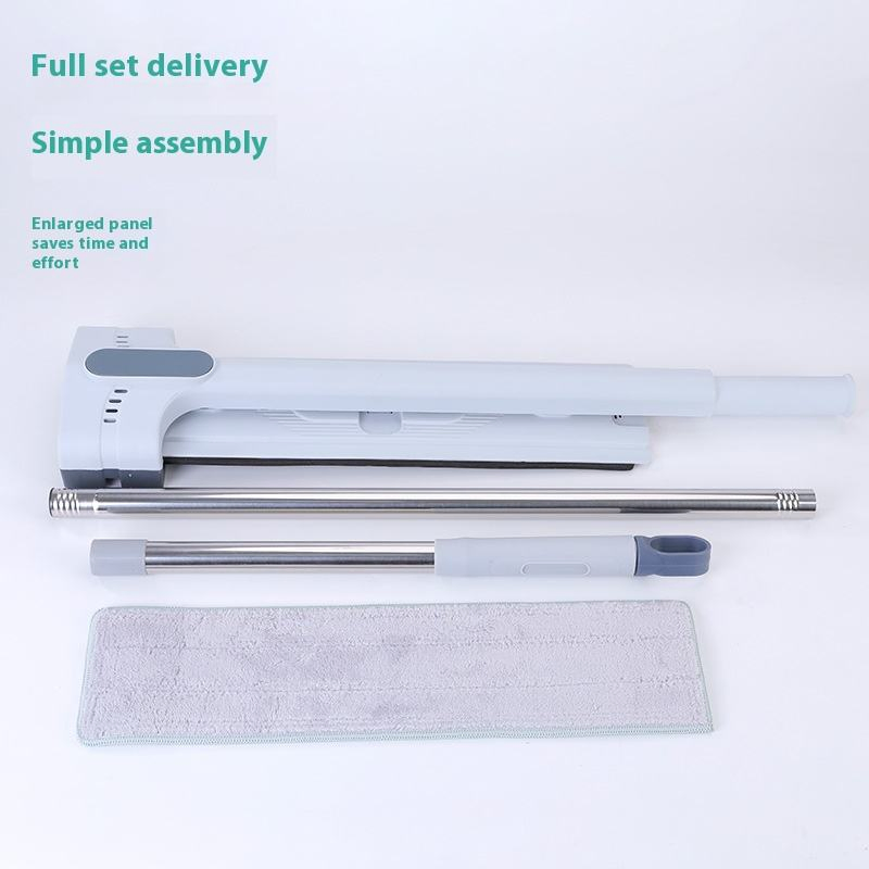 Hand-Free Extensible Washing Water Squeeze Microfiber Flat Mop for Cleaning