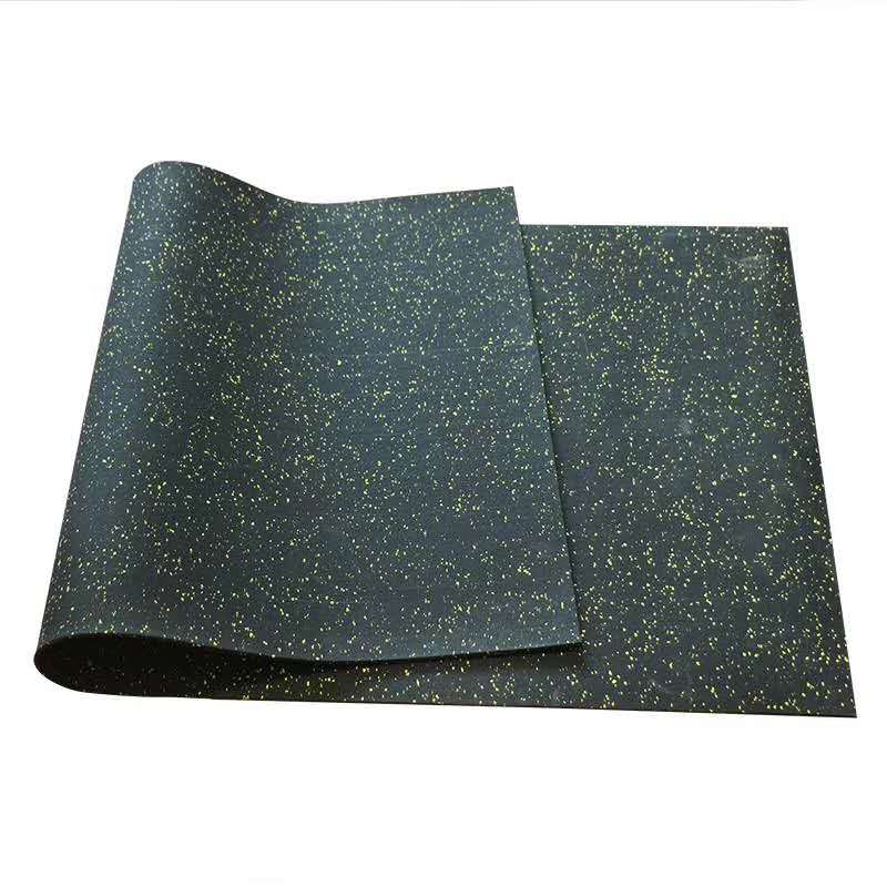 EPDM/SBR Waterproof Fitness Gym Rubber Floor Mat Anti-Slip Sports Flooring Rolls