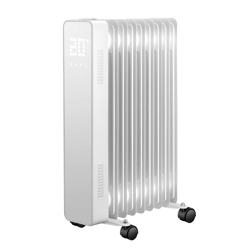 Automatic Remote Control Quiet Durable LED Oil Filled Radiator Heater Electric Oil Heater for Home and Office Use