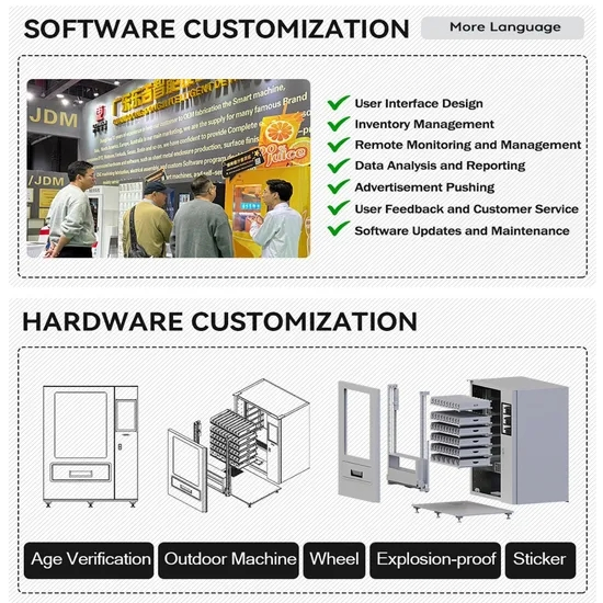 Self Service Automatic Dispenser Drink Water Juice Beer Vending Machine for Sale