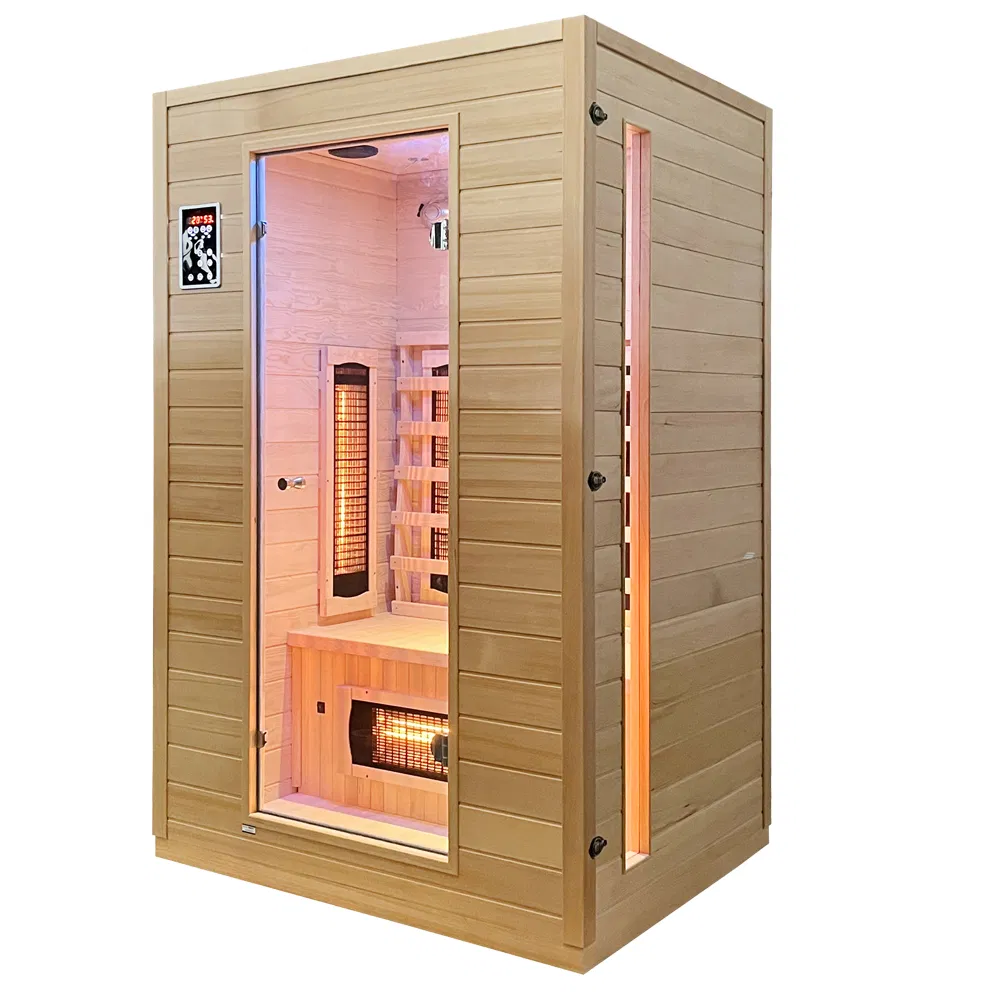 Инфракрасная сауна из массива дерева на 2-3 человек