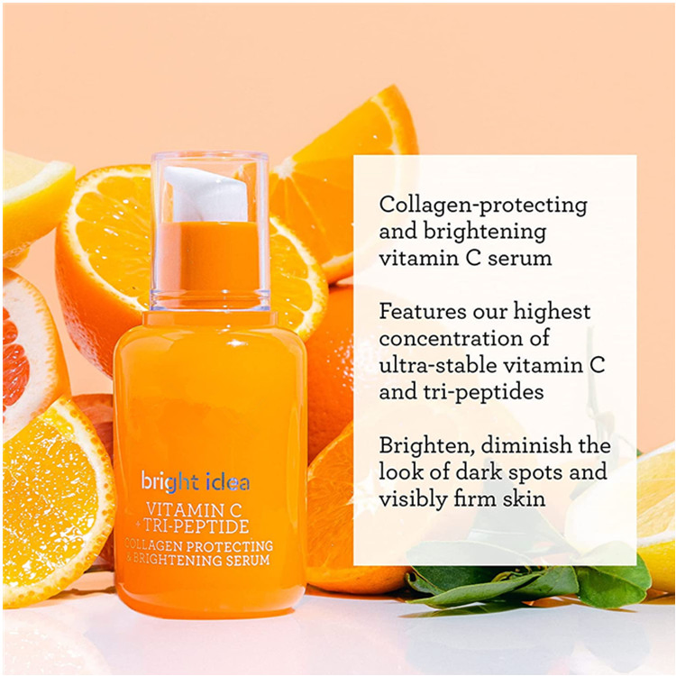 Professional Custom Vitamin C & Tri-Peptide Collagen Protecting Brightening Serum