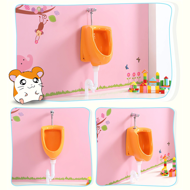 Kindergarten Kid Sanitary Wares Wall Hung Color Ceramic Small Urinal for Children