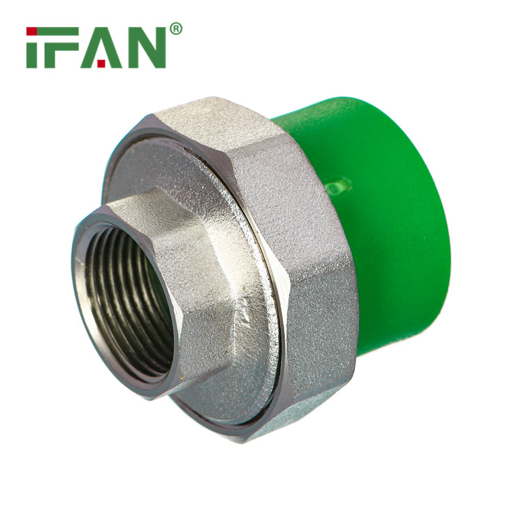 Ifan En 15874 Brass Insert PPR Pipe Fittings Female Thread Union PPR Water Pipe Fitting