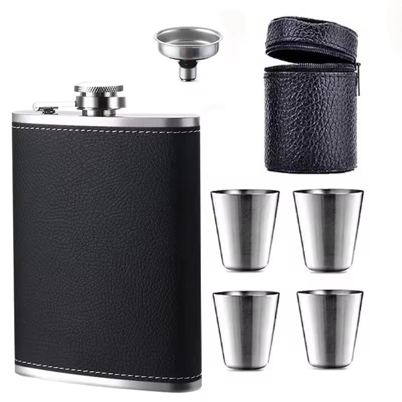 Wholesale 6oz/8oz Custom Logo Mini Wine Travel Stainless Steel Hip Flask
