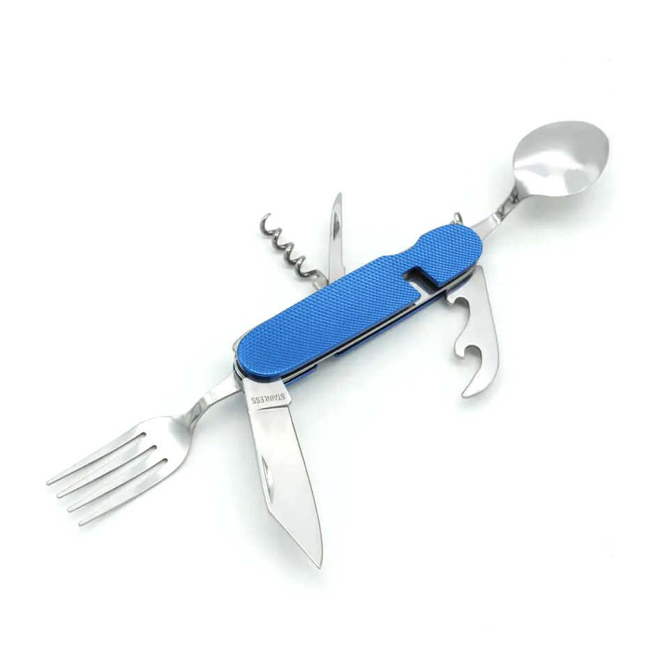 Portable Stainless Steel Flatware Spoon Fork for Picnic Hiking Travel