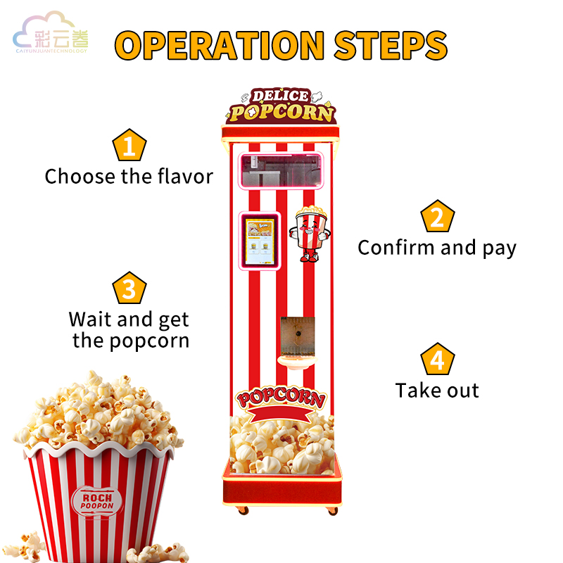 Innovative Popcorn Vending Machine with Direct Factory Sdk Function