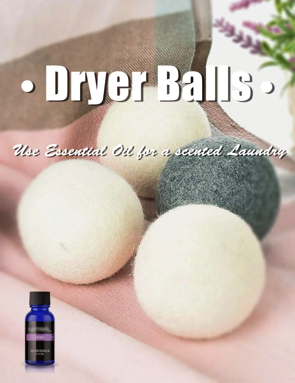 Best Seller Organic Wool 100% Alpaca Fiber Wool Felt Dryer Decoration Wool Ball Tumble Dryer Balls