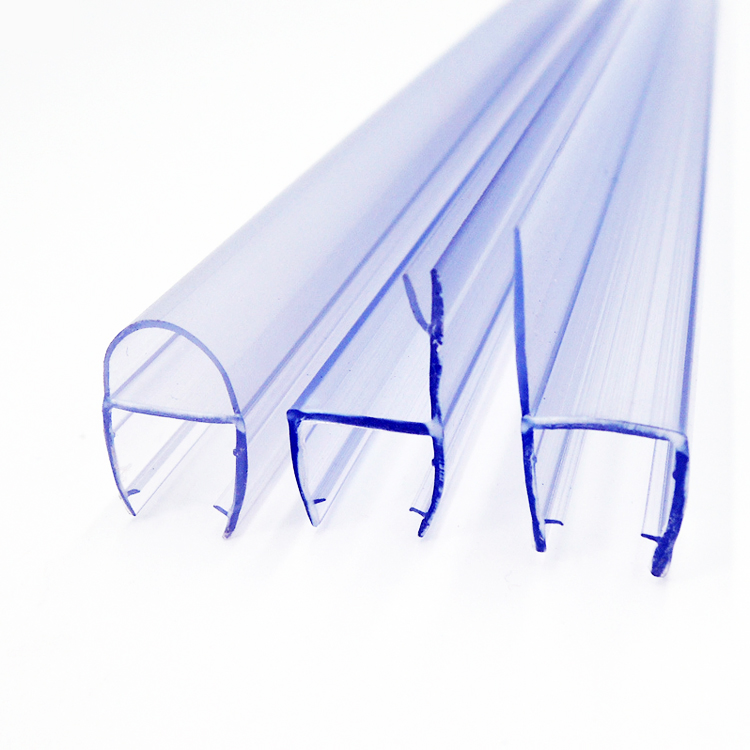 Waterproof Clear Plastic PVC Seal Strip for Shower Glass Door