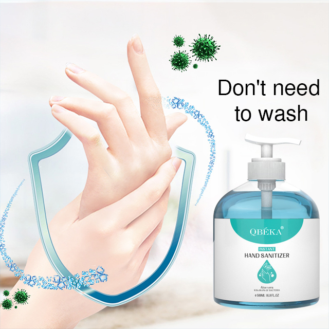 in Stock Waterless 75% Alcohol Hand Sanitizer Gel 300ml 500ml