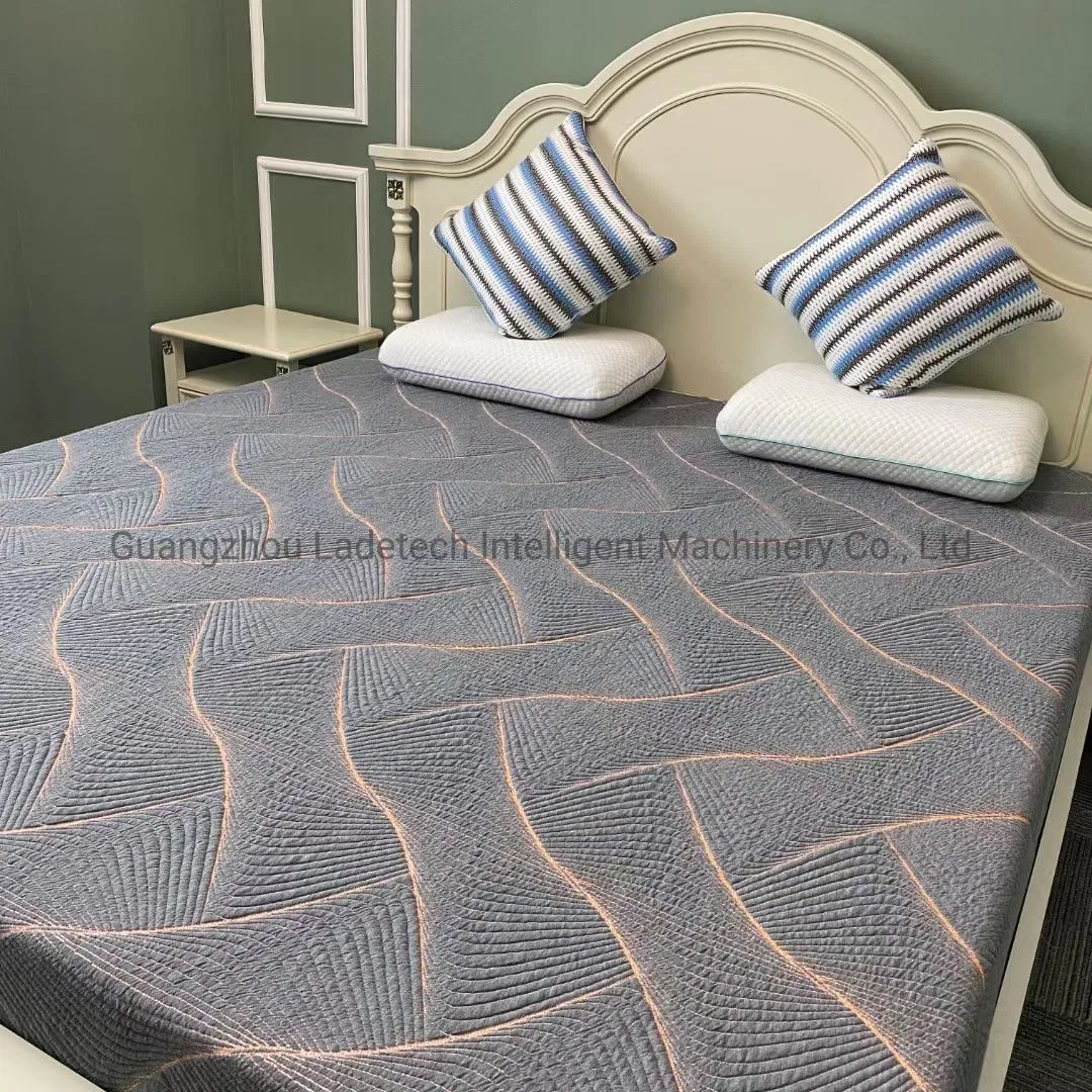 LDT-ZJB  Cheaper Price 300-450Grams High Class Mattress 100% Polyester Knitted Jacquard Fabric