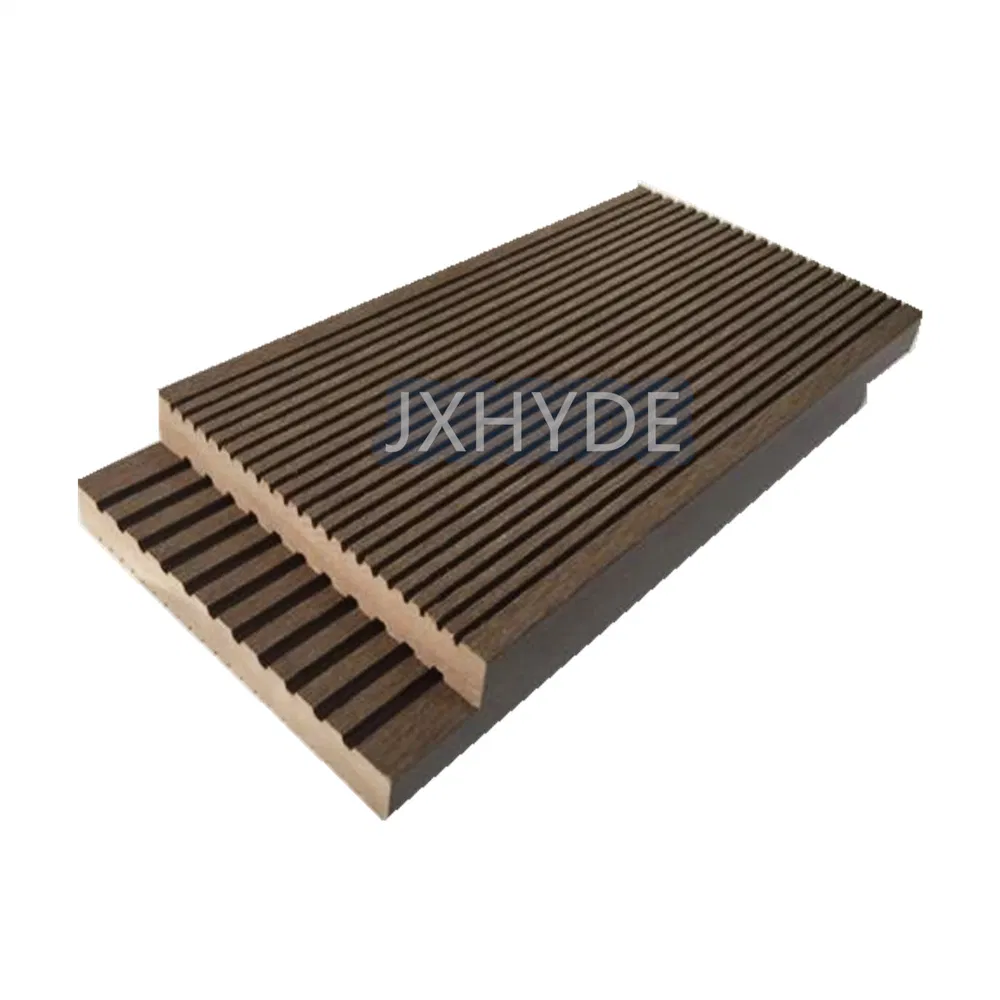 Waterproof Indoor Outdoor Wood Plastic Composite Flooring Solid Decking Board