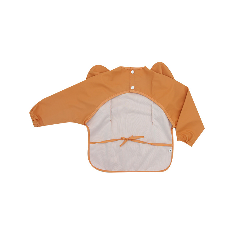 New Hot Selling PU Waterproof Children's Cover Baby Anti Fouling Twill Fabric Bib
