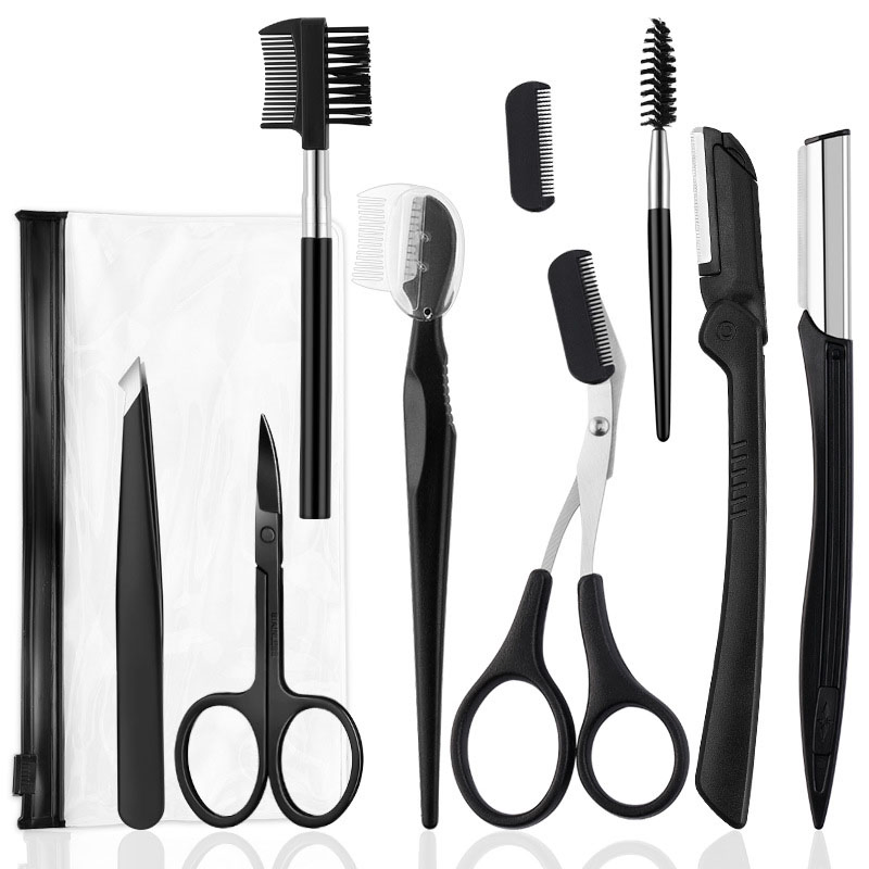 Factory Price Eyebrow Clip Knife Eyebrow Cutting Kit