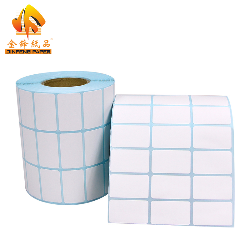 Custom Paper Size Blank Waterproof Barcode Printer Direct Thermal Sticker Roll Label