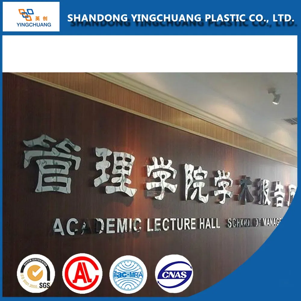 Indoor Advertising Sign Customize Back Lit Acrylic Channel Letters