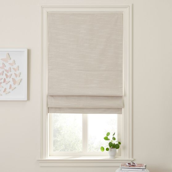 Sisheng Inexpensive Roman Shades by Remote Control Made of Multicolor Fabric