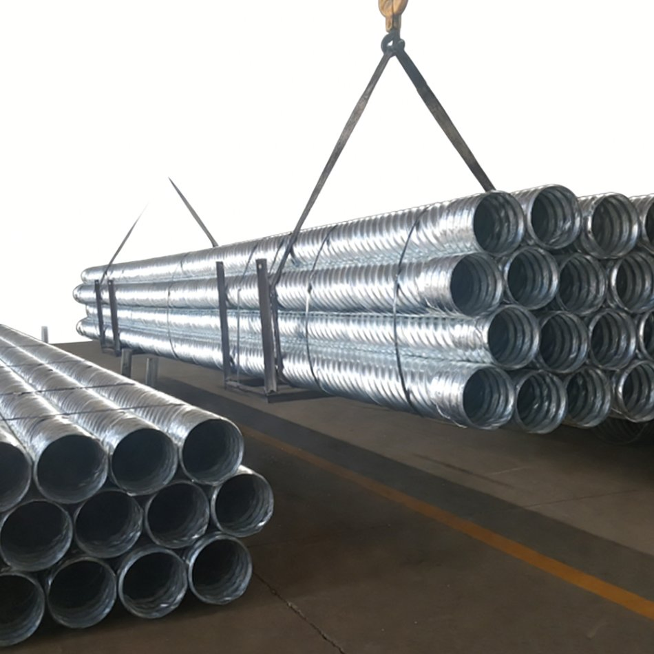 Spiral Corrugated Pipe Round Corrugated Steel Culvert Pipe