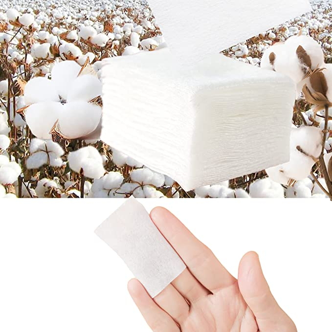 Facial Cotton Pads Makeup Removal 100% Cosmetic Lint Free Cotton Wool Pads