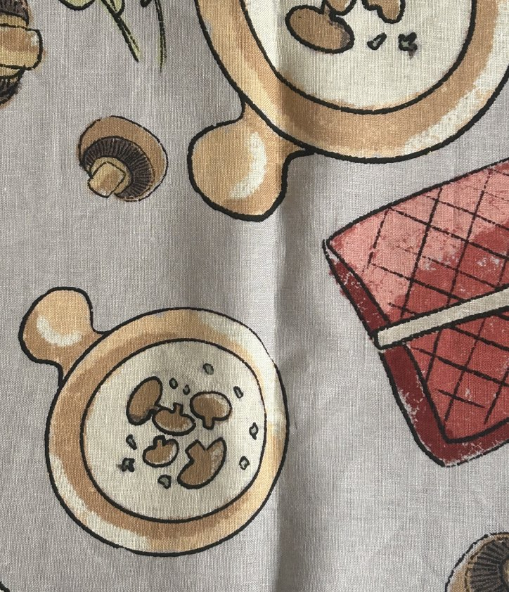Custom Digital Printed Linen Kitchen Napkins