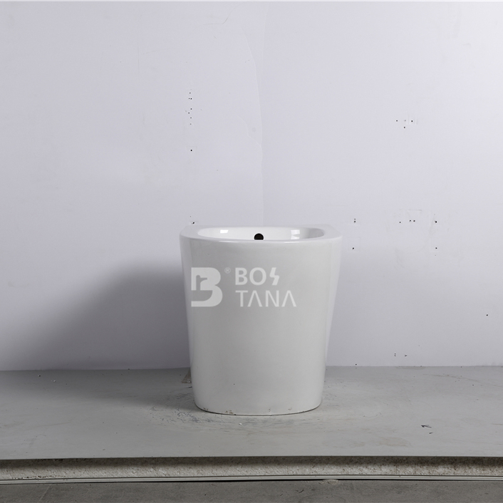 Sanitary Wares Ceramic Bathroom Floor Mounted Female Bidet European Style