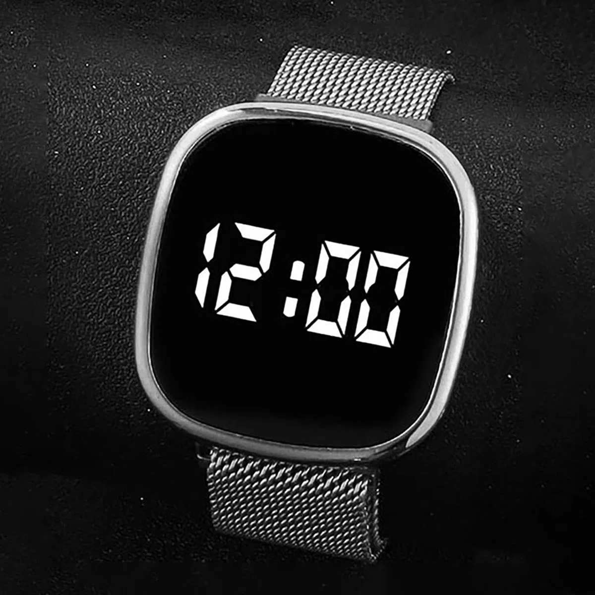 Two Colors Watch Set Men Gift Jewelry Set Touchscreen