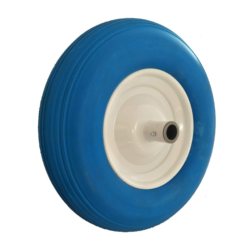 16X4.00-8 PU Foam Wheelbarrow Wheel Flat Free for Yard Garden Carts Tools