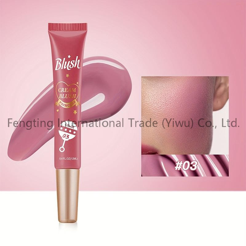 Liquid Blush Eye Shadow Cross-Border Explosion Lips and Cheeks with a Natural Slim Shine Bloom Blush