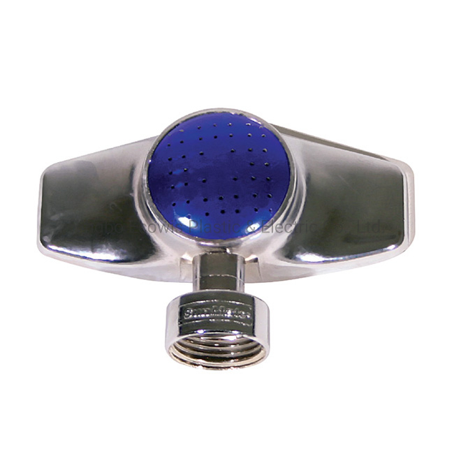 Electroplated Zinc Alloy Circle Fan Spot Garden Water Sprinkler