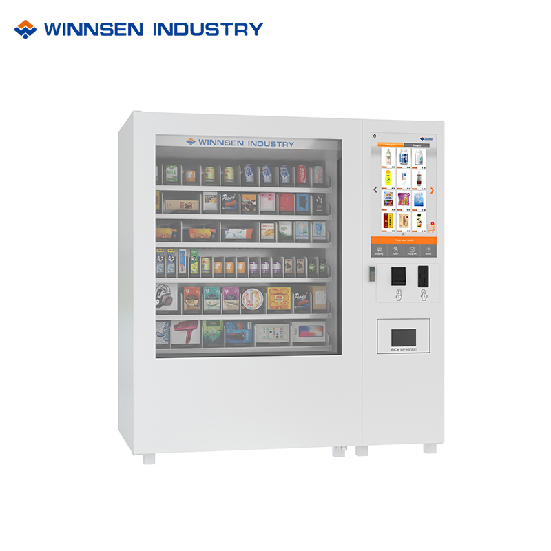 High Grade 32 Inch Screen Vending Machine with Income Report Function