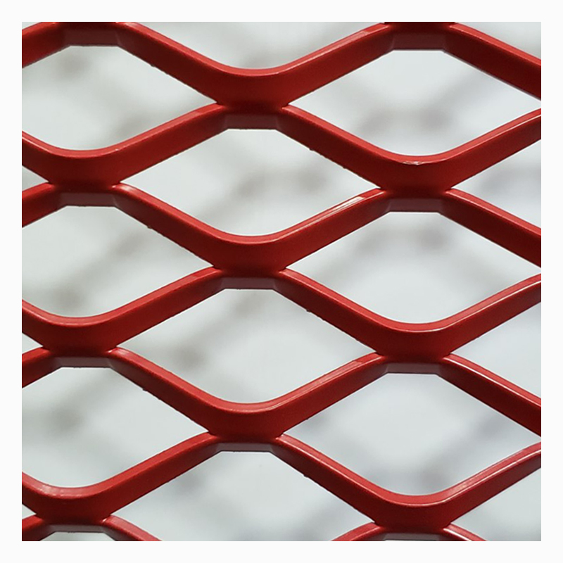 Aluminum Expanded Sheet Metal Ceiling Panel Curtain Wall