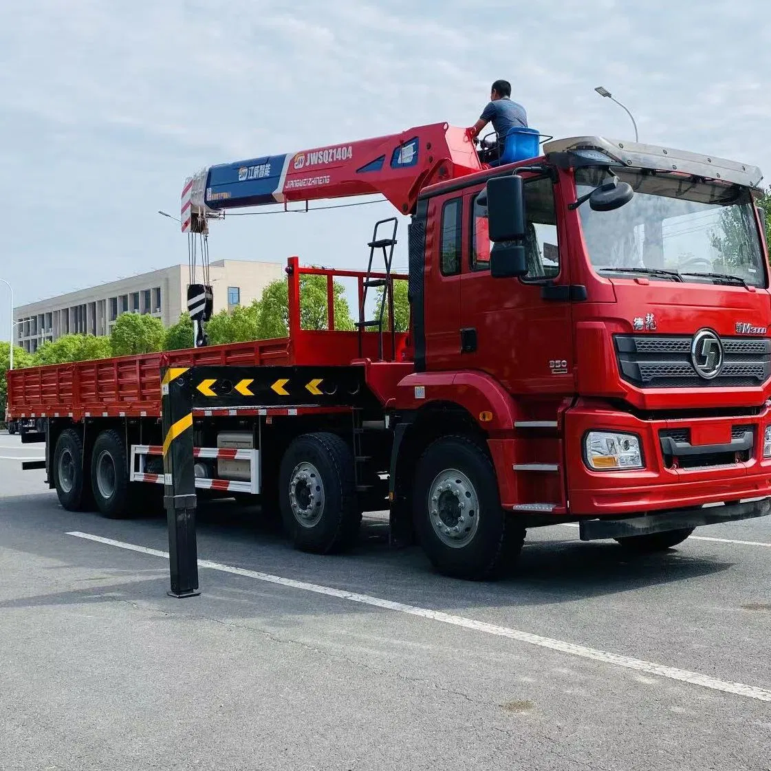 Jiangwei Truck Mounted Crane, Large Working Radius, Strong Carrying Capacity, Easy to Use 8 Tons Mobile Crane