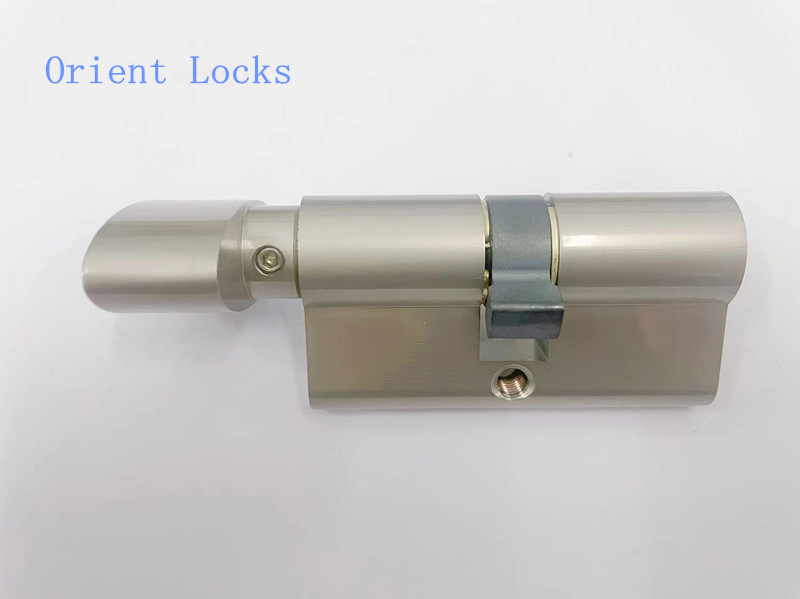 Euro Bathroom Cylinder Lock with Removable Big Oval Shape Knob