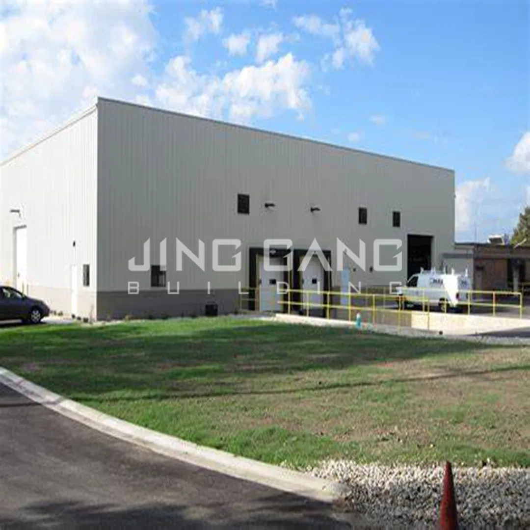 Commercial Steel Structure Industrial Construction Prefabricated Warehouse Workshop Building with H Column