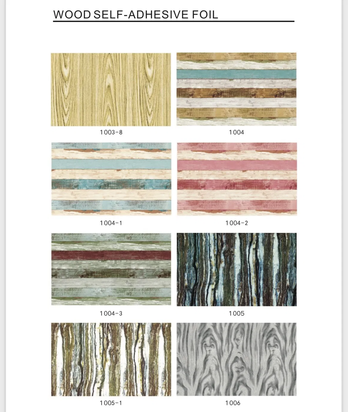 PVC Film Self-Adhesive Wallpaper Wall Sticker Building Material