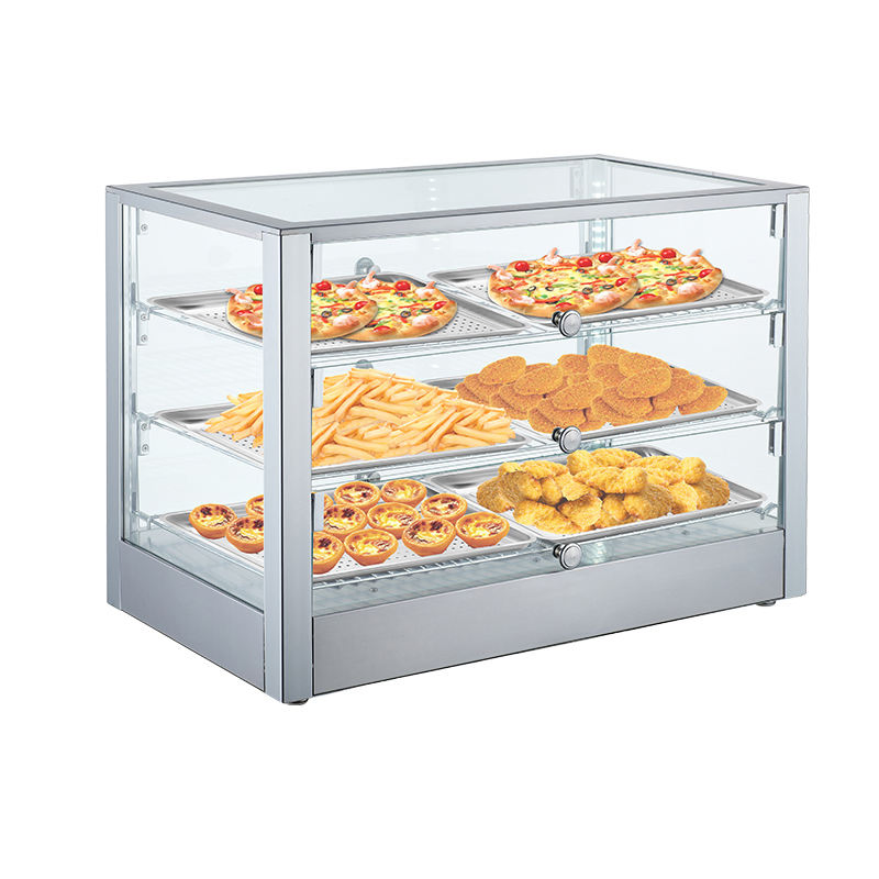 Durable Commercial Food Insulation Heating Display Cabinet Equipment