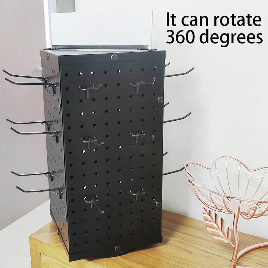 China Manufacturing Countertop Rotating Display Rack for Supermarket