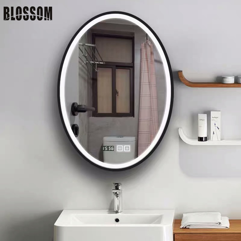 Wholesale Touch Sensor Wall Glass LED Smart Salon Mirror Furniture
