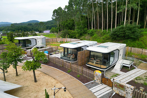 Affordable Luxury Intelligent Tourist Attractions Homestay Park Hotel Camping Outdoor Capsule House